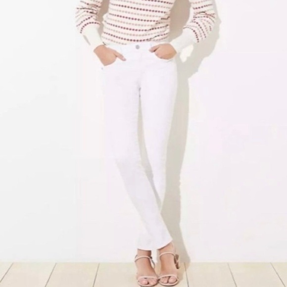 LOFT Denim - LOFT White Skinny Jeans